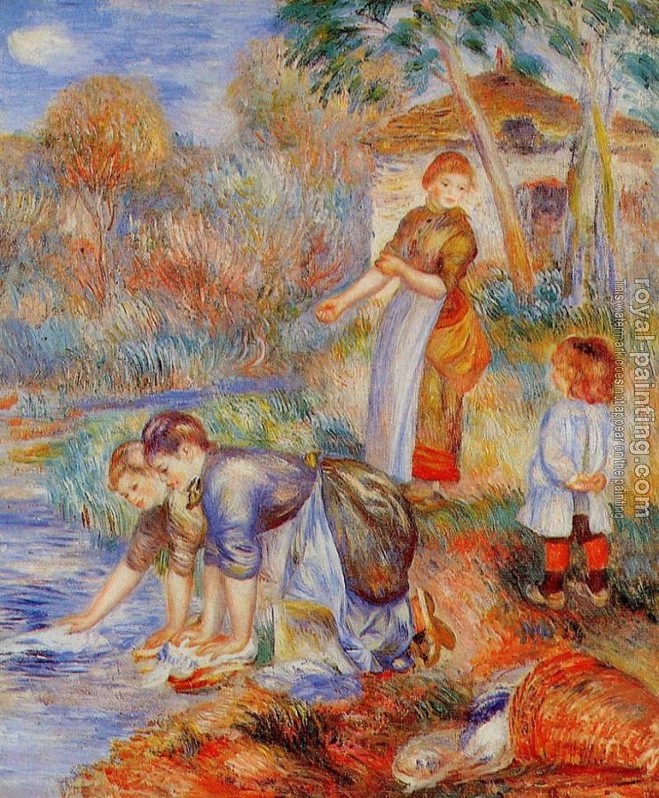 Pierre Auguste Renoir : Laundresses